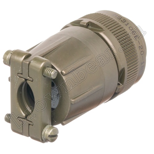 Разъём Amphenol серии MS, 9 контактов, розетка на кабель, тип 20, резьбовой MS3106E-20-18S фото 5