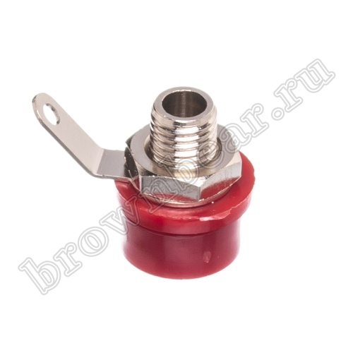 Клемма приборная для разъема Banana, тип 10 (гнездо), красная BP-10R фото 6