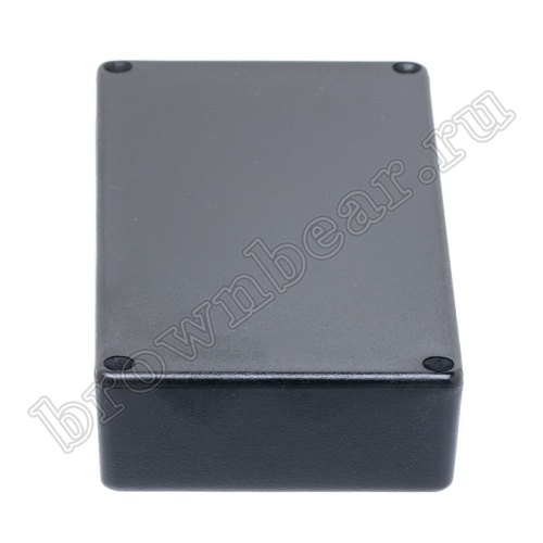 Корпус для РЭА пластиковый 112 х 58 х 22 мм, черный фото 4