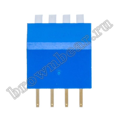 Переключатель Dip-Switch 4 контактных группы, пиано  SWD3-4 фото 2