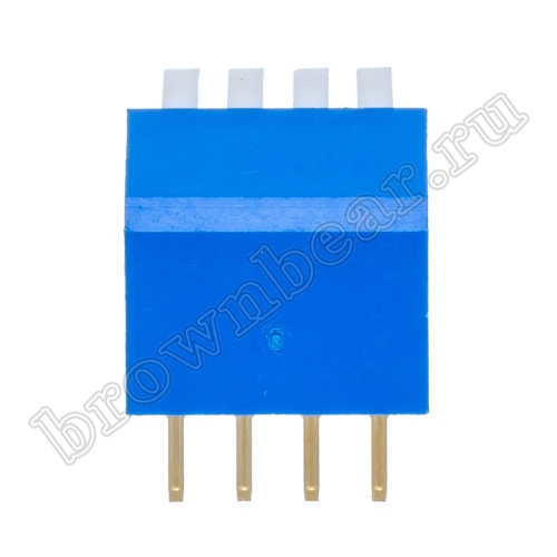 Переключатель Dip-Switch 4 контактных группы, пиано  SWD3-4 фото 2