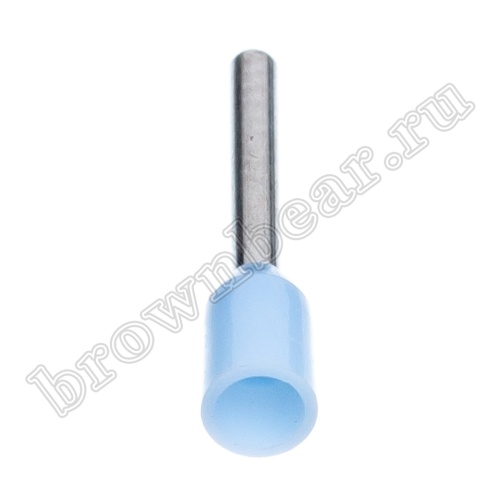 Кабельный наконечник штыревой втулочный изолированный НШВИ 8 мм, под опрессовку на провод 0.25 мм², упаковка 100шт. TIC-0.25-8 фото 3