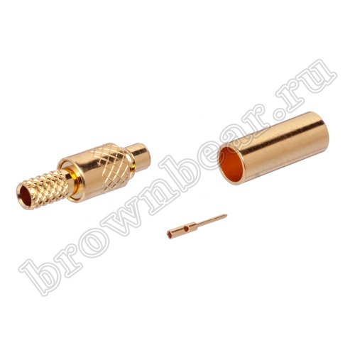 Разъем MMCX вилка на кабель RG-174,188,316, обжимной MMCX-C174P фото 6