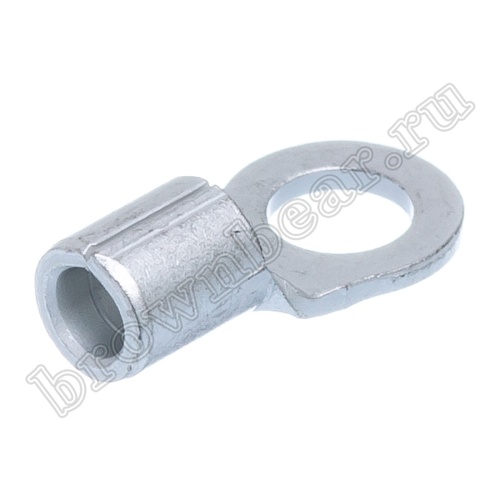 Клемма кольцевая обжимная тип "O" 3.7 мм, на провод 1.5 - 2.5 мм², неизолированная, кратно 100шт. TR-2-3 фото 2