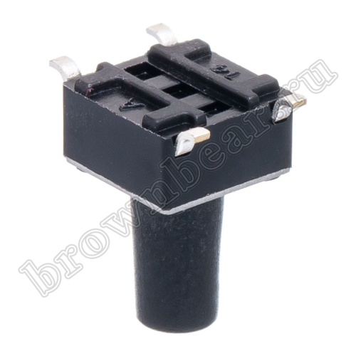 Кнопка тактовая SMD, 6х6 мм, h=9.5, 4 контакта SWT-34-95 фото 2