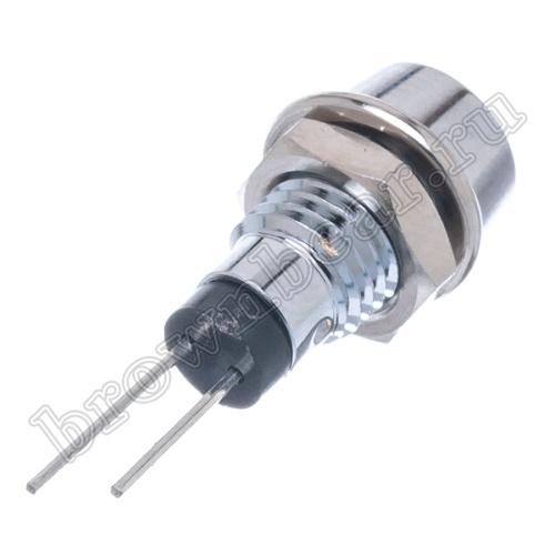 Светодиод 12В в корпусе индикаторный, красный, 7.0 mcd фото 3