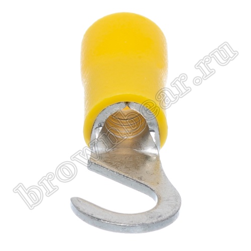 Клемма крюк тип "C" 5.3 мм на провод 4.0-6.0 мм², изолированная, кратно 100шт. TCI-5.5-5 фото 5