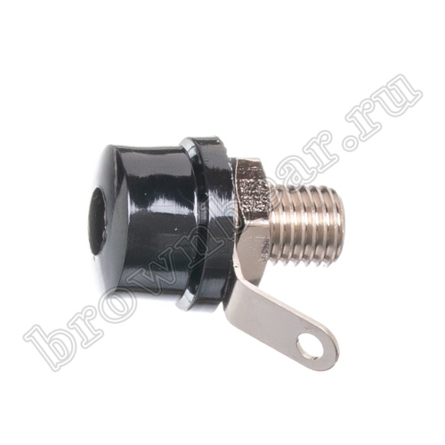 Клемма приборная для разъема Banana, тип 10 (гнездо), черная BP-10B фото 9