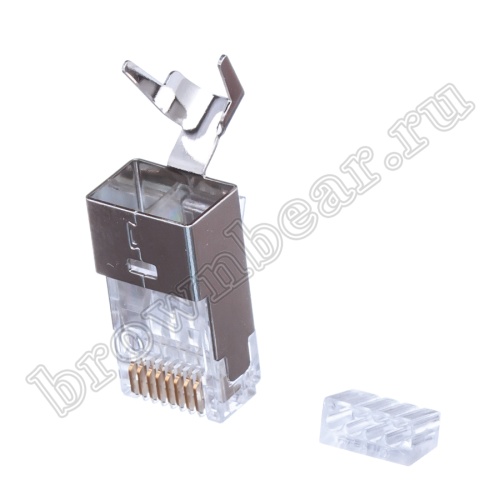 Разъём RJ-45 экранированный, 6 категории, со вставкой TPS6-8P8C-S2 фото 4