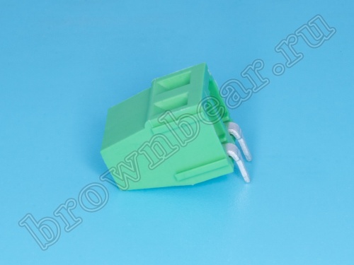 Клеммник винтовой на плату, 2 контакта, 5.0 мм, угловой TB-01RA фото 5