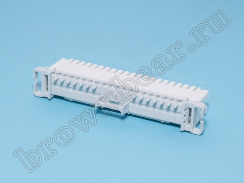 Плинт 10 пар тип KRONE, размыкаемый, нумерация 0..9  фото 3