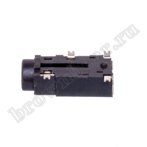 Разъём 3.5мм гнездо mini Jack на плату, поверхностный монтаж, стерео AUB-36/1 фото 2