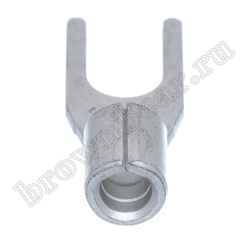 Клемма вилочная обжимная тип "U" 3.7 мм, на провод 1.5 - 2.5 мм², неизолированная, кратно 100шт. TY-2-3 фото 5