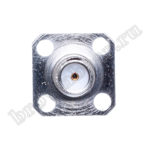 Разъем SMA гнездо на блок, пайка, крепление под 4 винта SMA-BJ2 фото 5