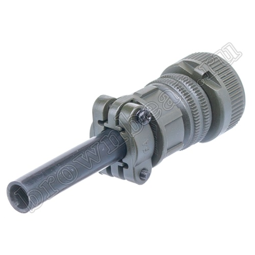 Разъём промышленный круглый MIL-5015 серии MS 6 контактов, гнездо на кабель фото 5