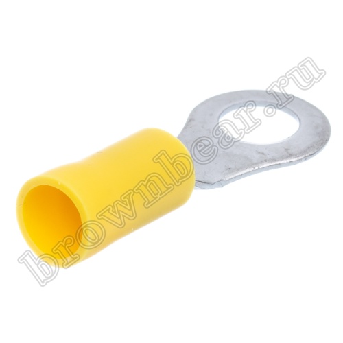 Клемма кольцевая обжимная тип "O" 6.4 мм, на провод 4.0 - 6.0 мм², изолированная, кратно 100шт. TRI-5.5-6 фото 3