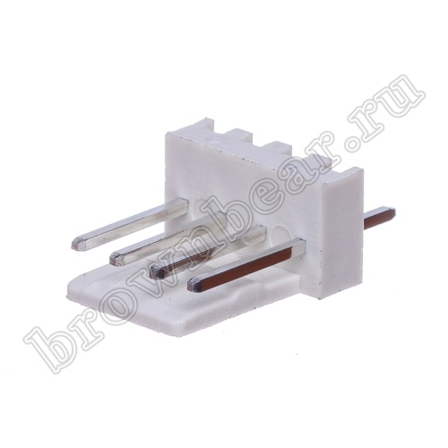 Разъем питания 4 контакта, вилка на плату, шаг 2.54 мм WF-4