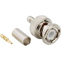Разъем BNC Amphenol, штекер на кабель RG-58U, обжимной 000-36775