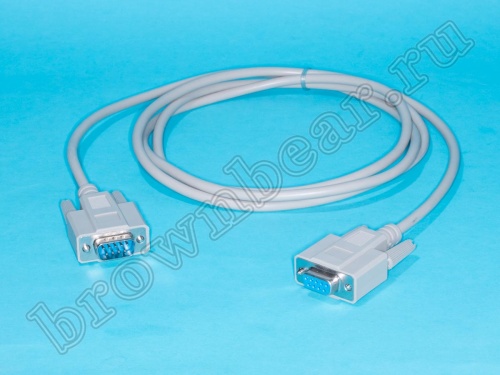 Кабель (шнур) RS-232 DB9F-DB9M, 1.8 метра фото 2