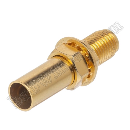 Разъем RP-SMA штекер на кабель RG-58, обжимной, позолоченный RP-SMA-C58PG фото 3