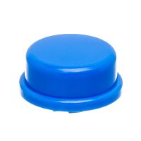 Колпачок круглый для тактовой кнопки, синий, тип 2