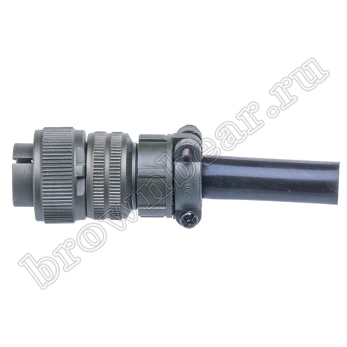 Разъём промышленный круглый MIL-5015 серии MS 10 контактов, вилка на кабель фото 3