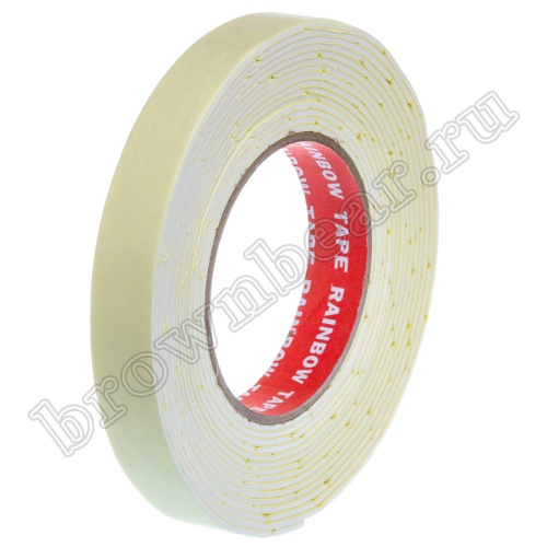 Двусторонняя клейкая лента на вспененной основе 2 х 20 мм GLS-20
