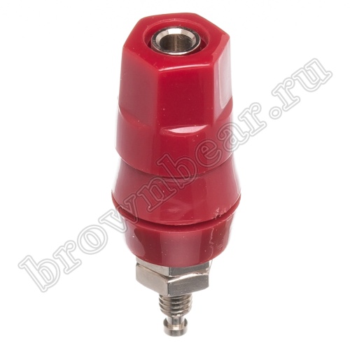 Клемма приборная для разъема Banana, тип 9 (гнездо), красная BP-9R фото 5