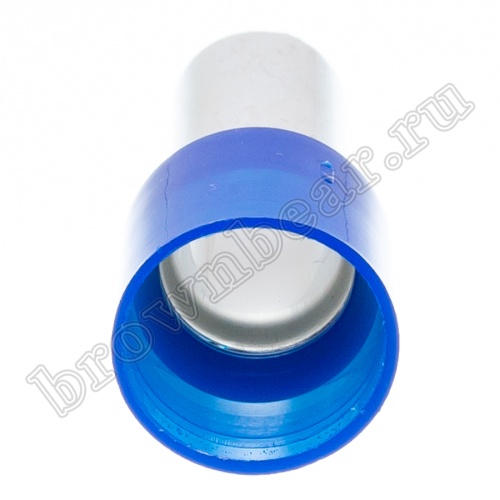 Кабельный наконечник штыревой втулочный изолированный НШВИ 12 мм, под опрессовку на провод 16.0 мм², упаковка 100шт. TIC-16.0-12 фото 3