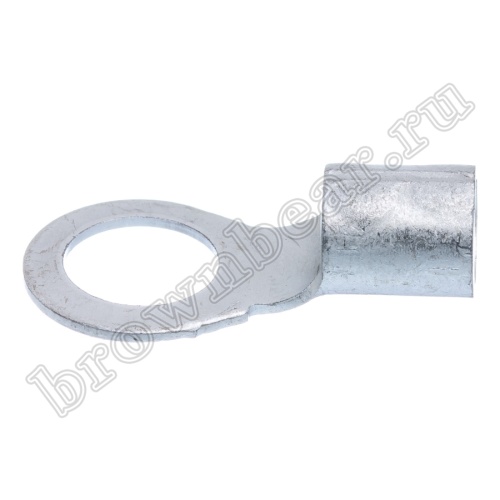 Клемма кольцевая обжимная тип "O" 10.5 мм, на провод 16.0 мм², неизолированная, кратно 100шт. TR-14-10 фото 5