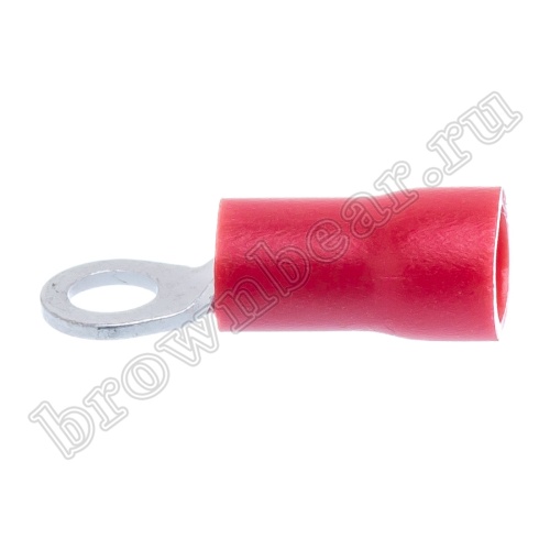 Клемма кольцевая обжимная тип "O" 3.2 мм, на провод 0.25 - 1.5 мм², изолированная, кратно 100шт. TRI-1.25-3S фото 5