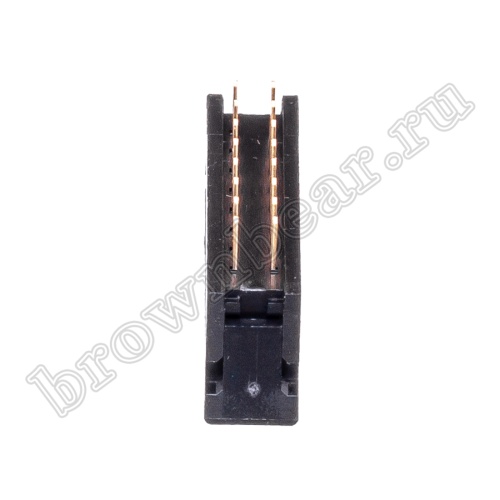 Разъем IDC 2х8 контактов на плату для наколки на шлейф, шаг 2.54мм FDC-16 фото 3