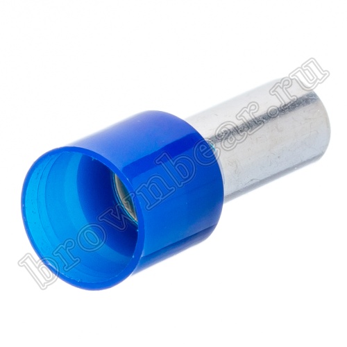 Кабельный наконечник штыревой втулочный изолированный НШВИ 12 мм, под опрессовку на провод 16.0 мм², упаковка 100шт. TIC-16.0-12 фото 4