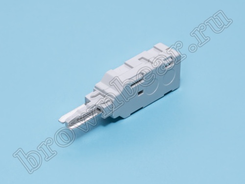 Разъем для шнура тестового для плинта 10 пар, 2 позиции 