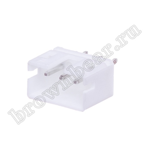 Разъем питания 3 контакта, вилка на плату, шаг 2.0 мм MW-3M