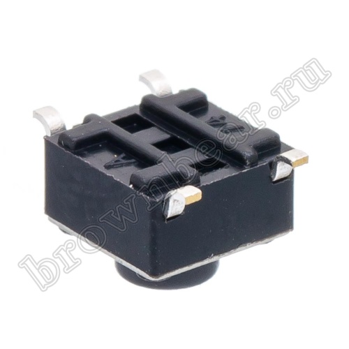 Кнопка тактовая SMD, 6х6 мм, h=5 мм, 4 контакта SWT-34-50 фото 2