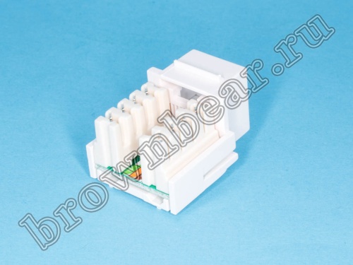 Модуль RJ-45 8P8C кат.5e, Keystone,  универсальный, PCnet  фото 2