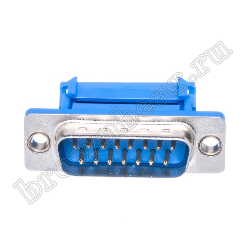 Разъем D-SUB  15 контактов, вилка на плоский кабель, тип 2 DI-15F фото 5