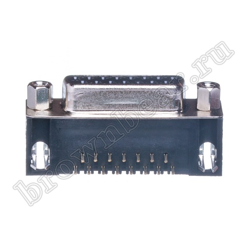Разъем D-SUB  15 контактов, гнездо на плату, прямой угол  7.2мм, тип 2 DRB-15FA фото 6