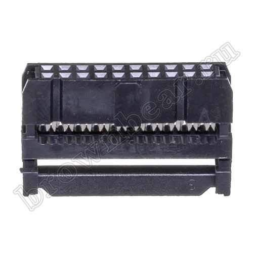 Разъем IDC 2х8 розетка на плоский кабель, шаг 2.54мм IDC-16 фото 5