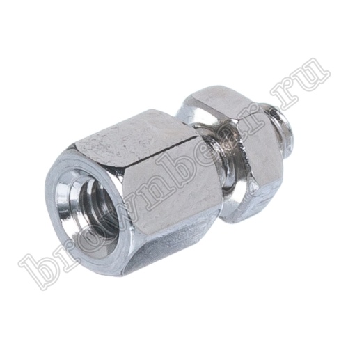 Винт шестигранный L=5мм для разъемов D-SUB, с внутренней резьбой 4-40 UNC, в комплекте гайка, упаковка 100шт. SCR-15/CA-0240 фото 6