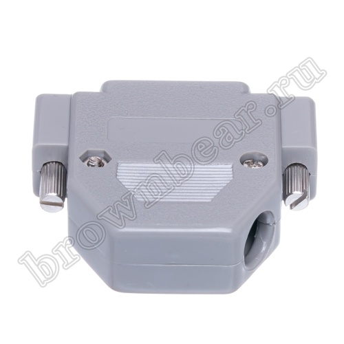Корпус разъема D-SUB 25 контактов, выход кабеля 45 градусов, серый DP-25CR фото 5