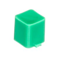 Колпачок квадратный для мини кнопки, зеленый