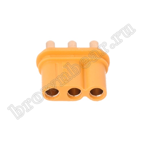 Разъем питания MR30 для АКБ, 3 контакта, розетка на плату MR30PB30-F.G.Y фото 3