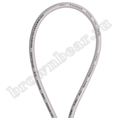 Кабель интерфейсный USB, type А - type А, вилка - гнездо, 1.8 метра фото 2