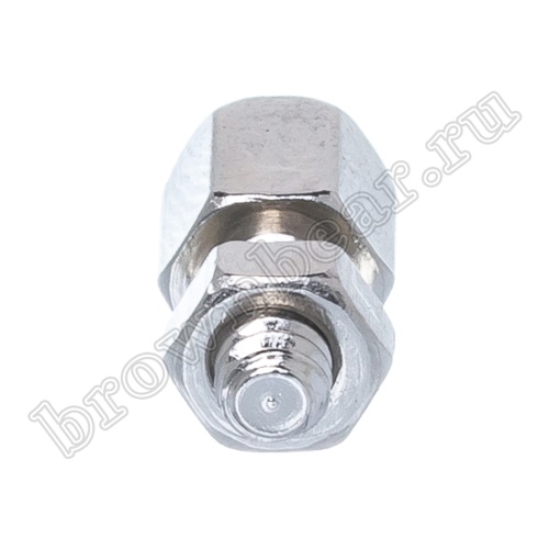 Винт шестигранный L=5мм для разъемов D-SUB, с внутренней резьбой 4-40 UNC, в комплекте гайка, упаковка 100шт. SCR-15/CA-0240 фото 4