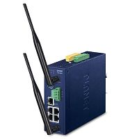 IVR-300W Промышленный VPN Wi-Fi 802.11ax шлюз Planet, 5 портов 10/100/1000Мб/с