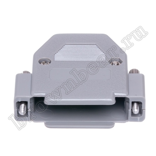 Корпус разъема D-SUB 25 контактов, выход кабеля 45 градусов, серый DP-25CR фото 4