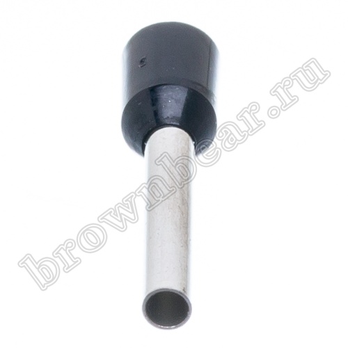 Кабельный наконечник штыревой втулочный изолированный НШВИ 12 мм, под опрессовку на провод 1.5 мм², упаковка 100шт. TIC-1.5-12 фото 2