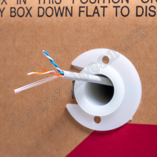 Кабель Витая пара, 2 пары, медный, 5 категория, серый, PCnet, бухта 305м PCnet фото 5